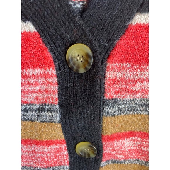 Nordstrom BP Long Sleeve Cardigan Crop Striped Sweater Size Medium New w… - Picture 3 of 7